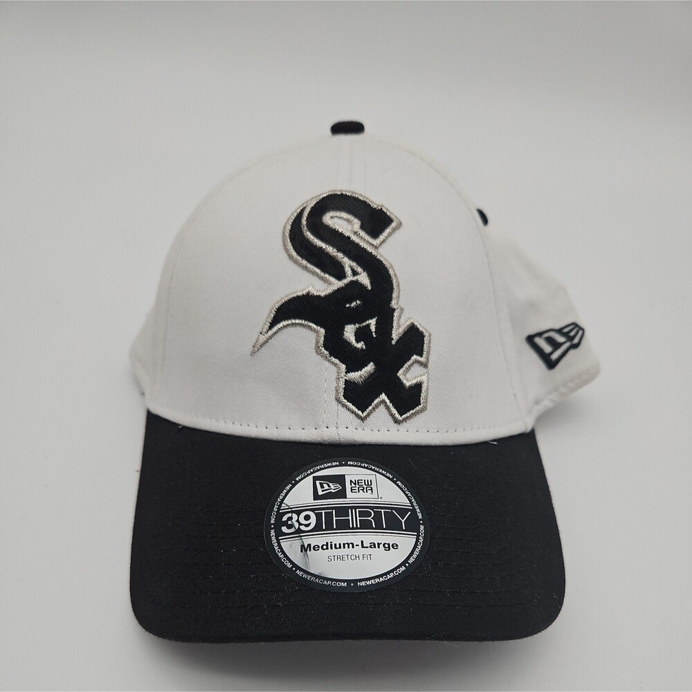 New Era 39thirty Chicago White Sox MLB Cap White/Black